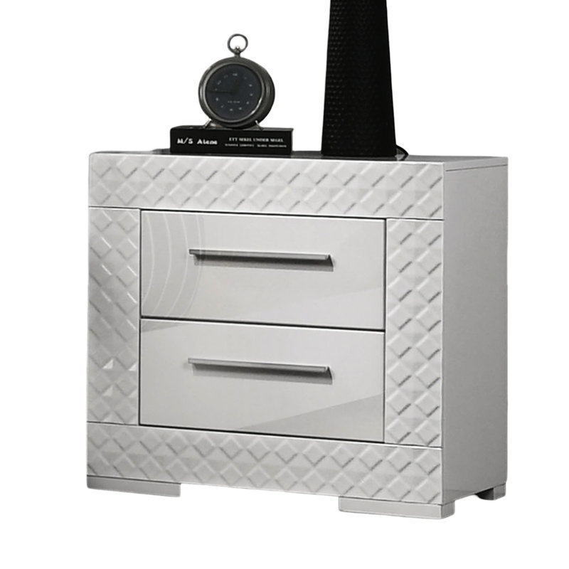 Nightstand, Bedside Table For Bedroom
