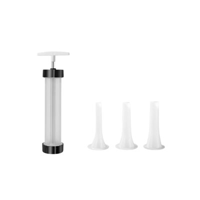 Plastics enema appliance Sausage Meat Filling Machines Brief Hand-Made Sausage Making Machines Sausage Stuffer With 3 Stuffing Tube Used To Make Sausages Of Different Sizes