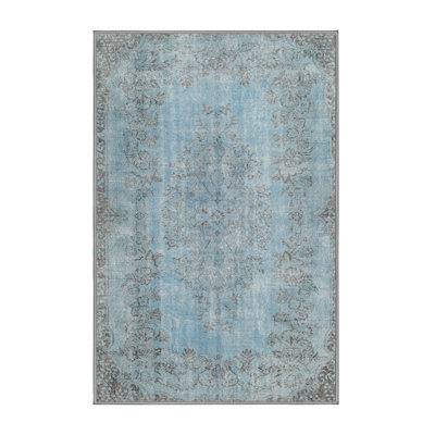 Tapis oriental bleu clair Kanagy