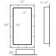 28'' W 3.75'' D Rectangular Shower Base