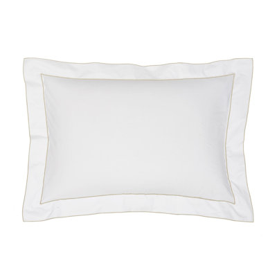 Cotton Percale Striped Sham Set