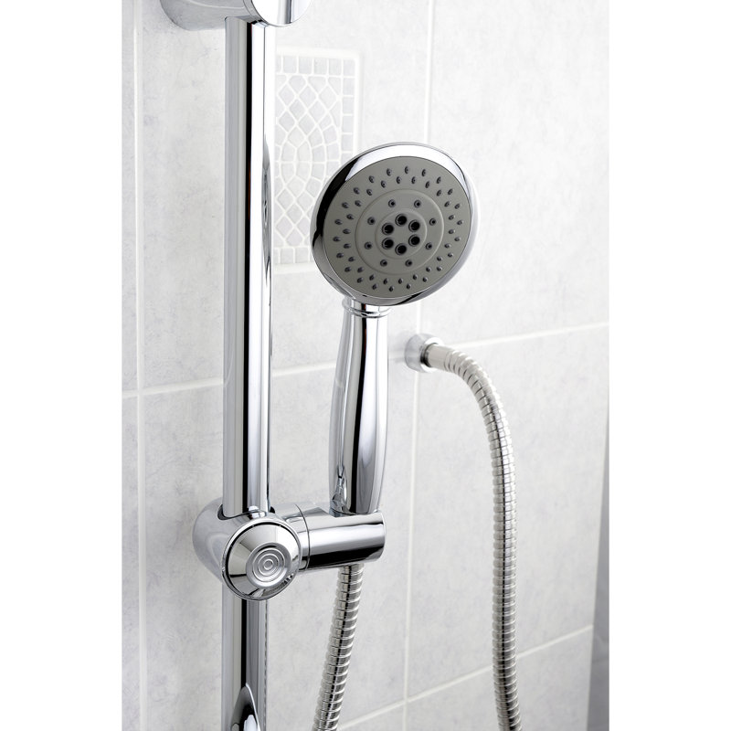 Kingston Brass Shower Scape 5-Function Hand Shower Set with Slide Bar Kit