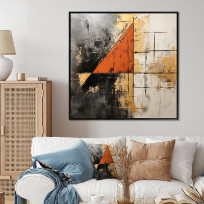 «Lyrical Abstraction Collage I - Abstract Collages», art mural