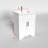 Aurilla 24 in. Single Sink Freestanding Bath Vanity in Matte White with White Carrara Quartz Top-1708691316