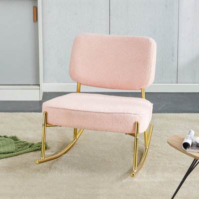 Jale Velvet Rocking Chair