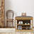 4 Pairs Entryway Shoe Storage Bench-1447438994