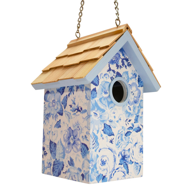 Maison d'oiseaux de jardin Laura Ashley Quartet - Bleu