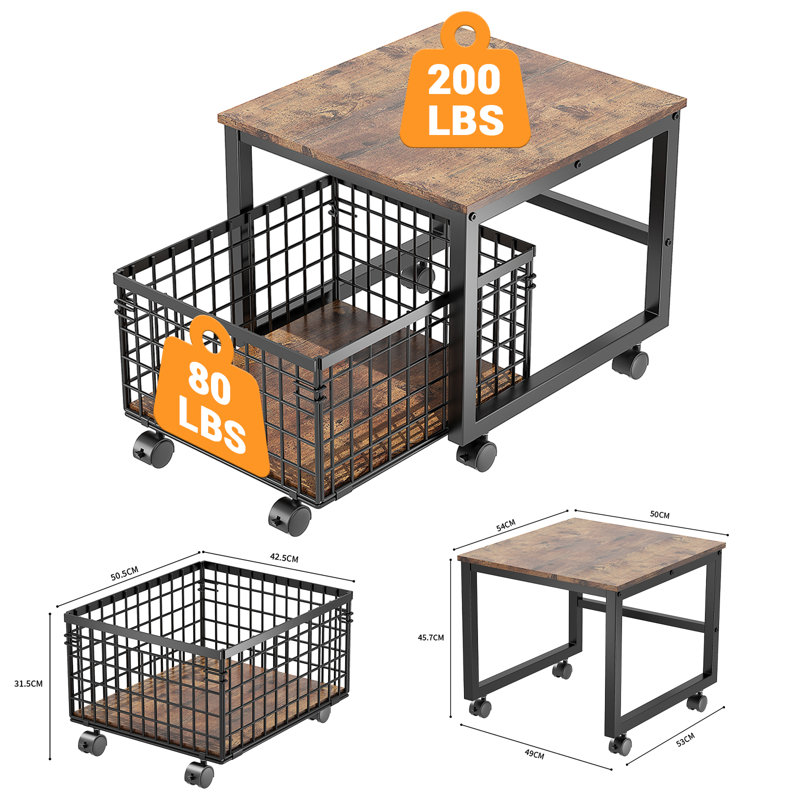 53cm W Metal Storage Rack