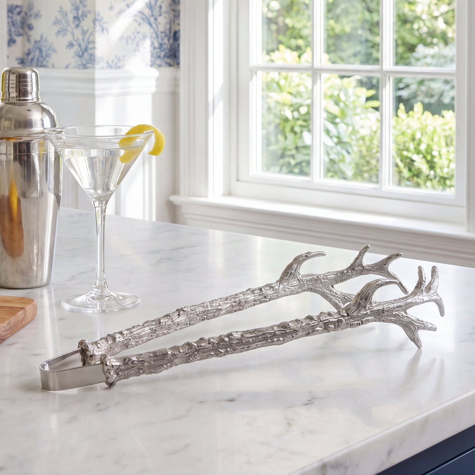 Pewter Ice Tong