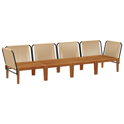 Patio Sofa with Cushions