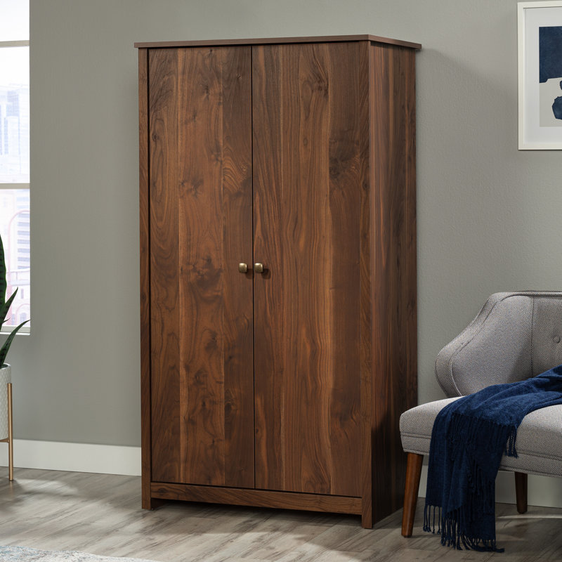 Gracianna 2-Door Storage Cabinet, Walnut