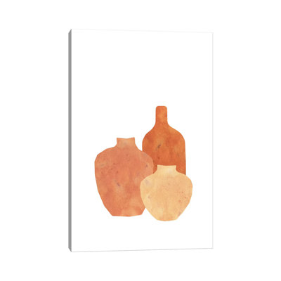 " Terracotta Clay Vases " Painting Print