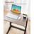 21''Wx28''h TV Tray Set Of 2, Small Foldable C-Shaped End Table For Eating With Tablet And Phone Slots, Slide Under Couch Side Table For Recliner, Living Room, Bedroom-713825962
