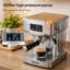 Spector 20 Bar Espresso Coffee Machine Maker Milk Frother Cappuccino Latte Cafe