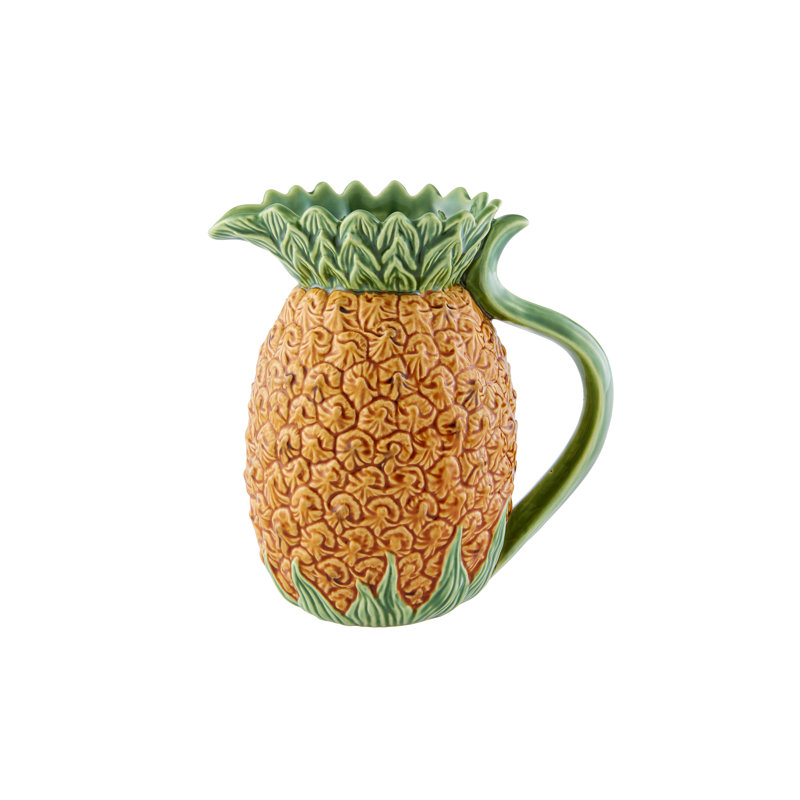 Pineapple Earthenware Beverage Dispenser