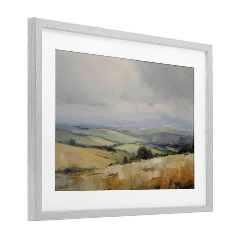 «Neverender Landscape Horizon», reproduction encadrée sous verre, design par LSR Creative Studio, H 17 po x l 23 po