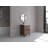 Warsan 24'' Single Bathroom Vanity with Resin Top