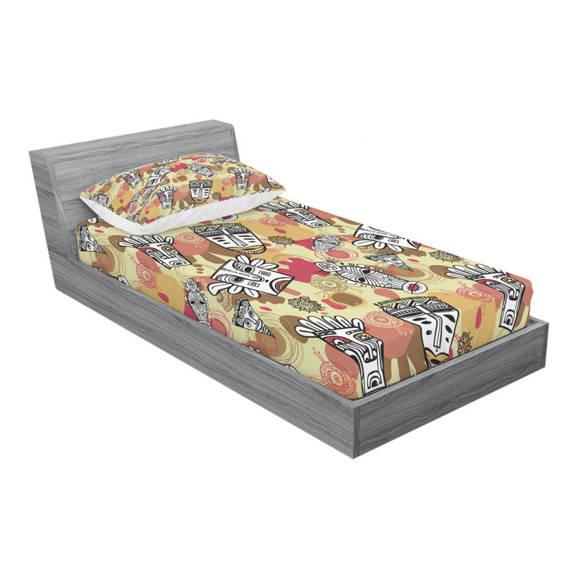 Microfiber Sheet Set, Twin Sheet Set with Fitted Sheet