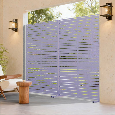 6 ft. H x 4 ft. W Metal Privacy Screen Set Of 2