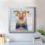 Groovy Pig and Sky - Peinture sur toile encadrée-536339136-536339167