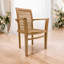 Stackable Outdoor Patio Dining Armchair