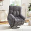 Fauteuil inclinable de massage chauffant de 39,76 po de largeur avec deux porte-gobelets cachés, deux télécommandes et un revêtement en microfibre-102145156