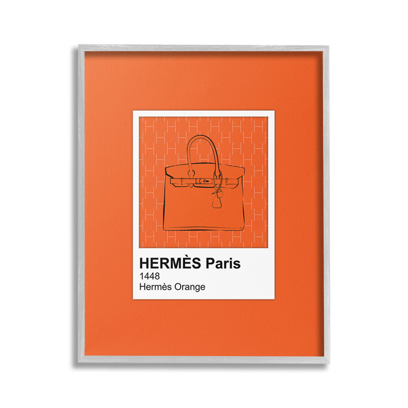 Orange à la mode, Estampe numérique Farmhouse, H 20 po x l 16 po