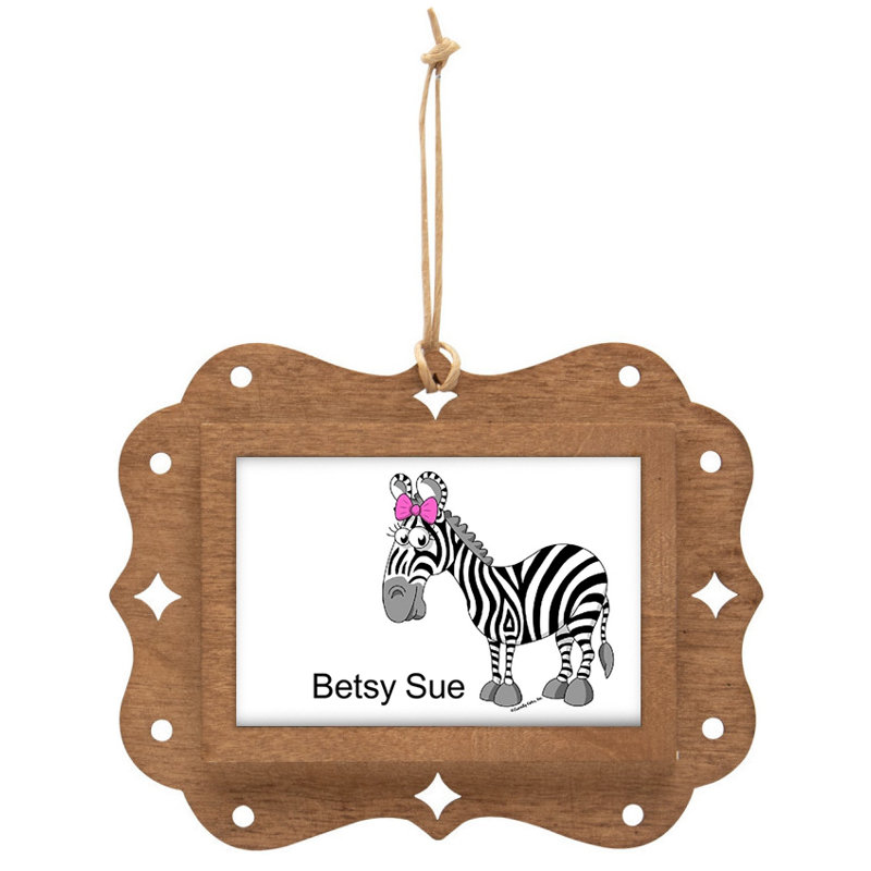 Personalized Zebra - Key Chain