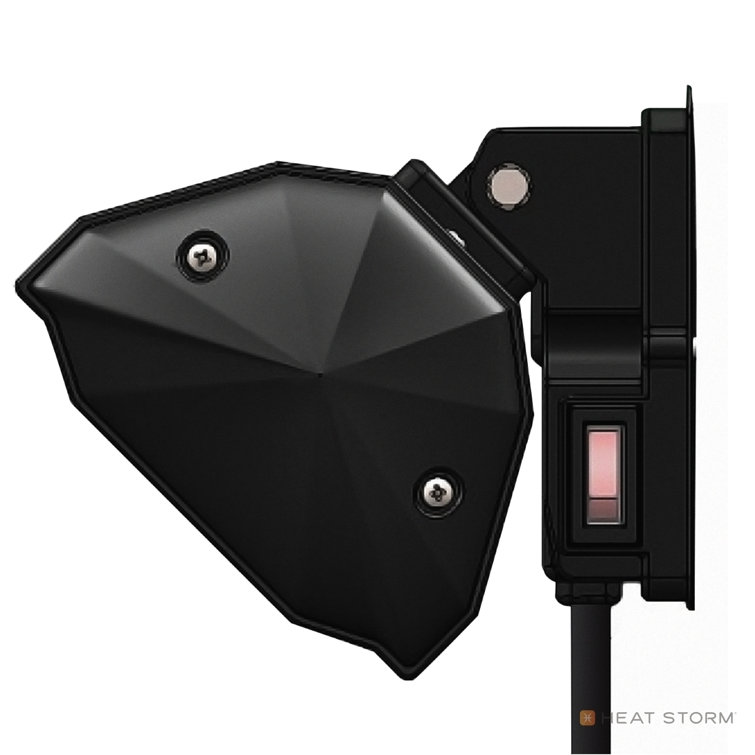Heat Storm Electric Standing Patio Heater u0026 Reviews | Wayfair
