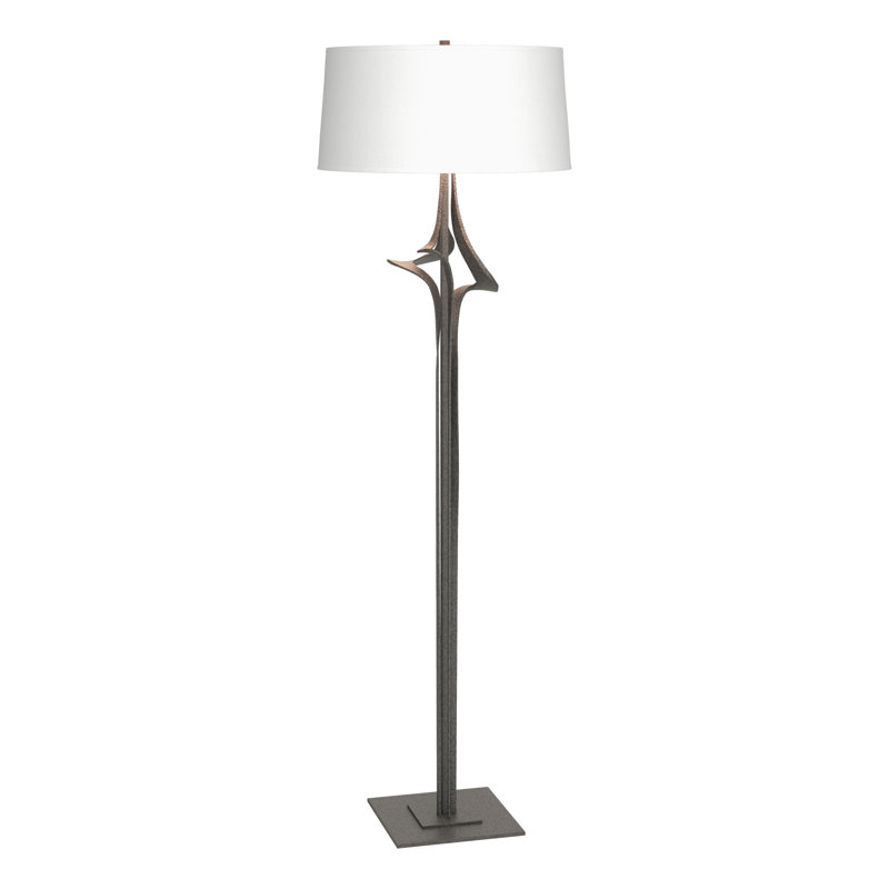 Antasia 59" Floor Lamp, Natural Anna, Natural Iron
