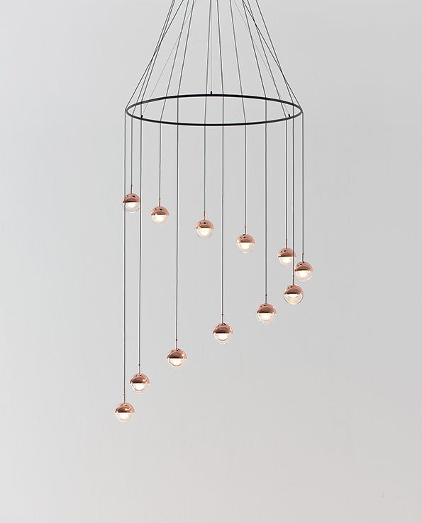 Dora 12 - Light Pendant, Copper