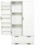 Armoire de cuisine 72 po avec 2 grands tiroirs et 8 portes à épices, organisateur de rangement autoportant