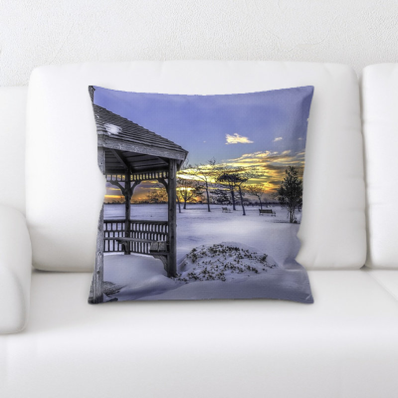 Coussin bonhomme de neige