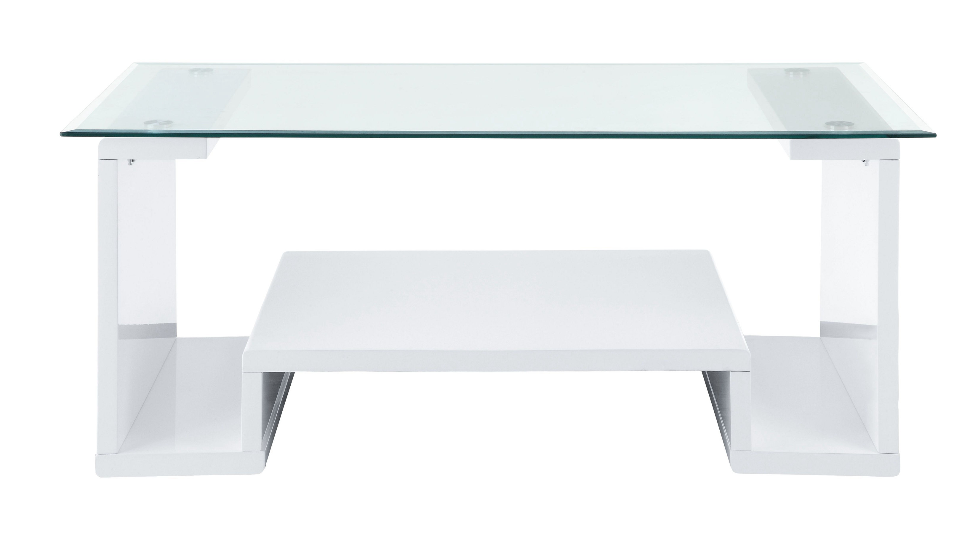 Ivy Bronx Kazu Glass Top Coffee Table | Wayfair