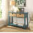 Teal Console Table-1456635341
