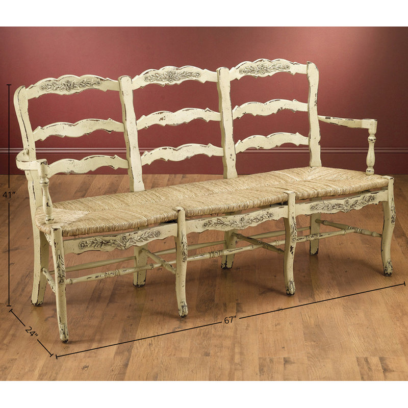 Banc en bois à trois places Noa