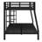 Metal Bunk Bed With Convenient Ladder Access