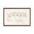Toile classique avec cadre brun