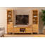 Dalai 180cm H x 50cm W Solid Wood Standard Bookcase-431925530