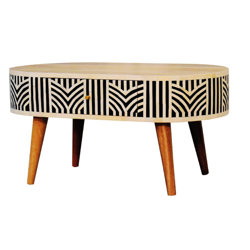 Simple & Elegant Appearance Console Table Wood Table Top,Leisure Coffee Table