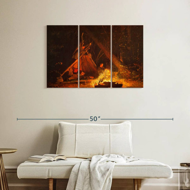 Senne Camp Fire, 24" H x 38" W