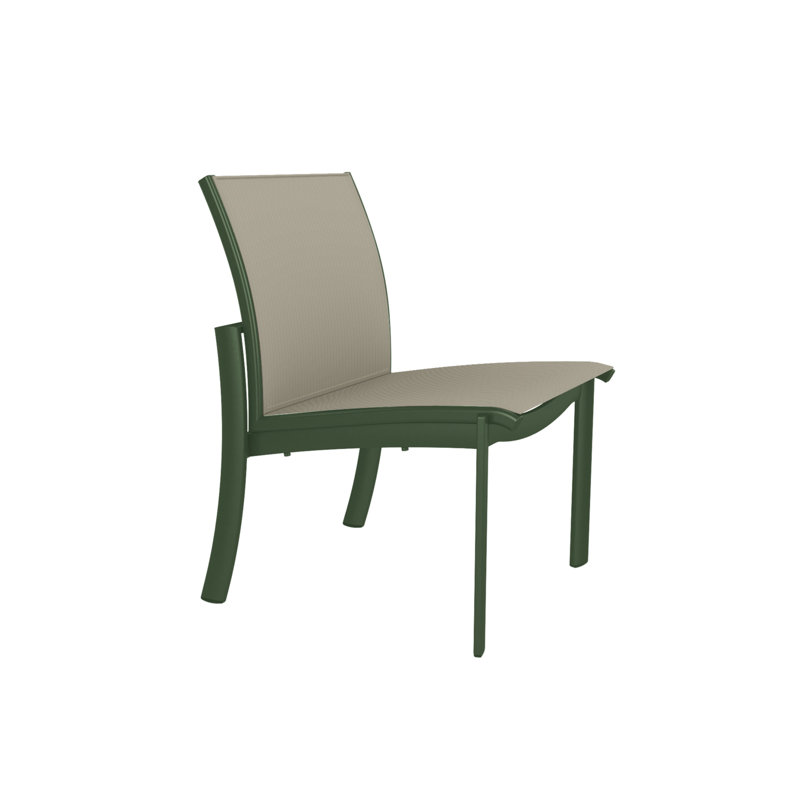 Kor Outdoor Dining Side Chair, Sparkling Water, Greco