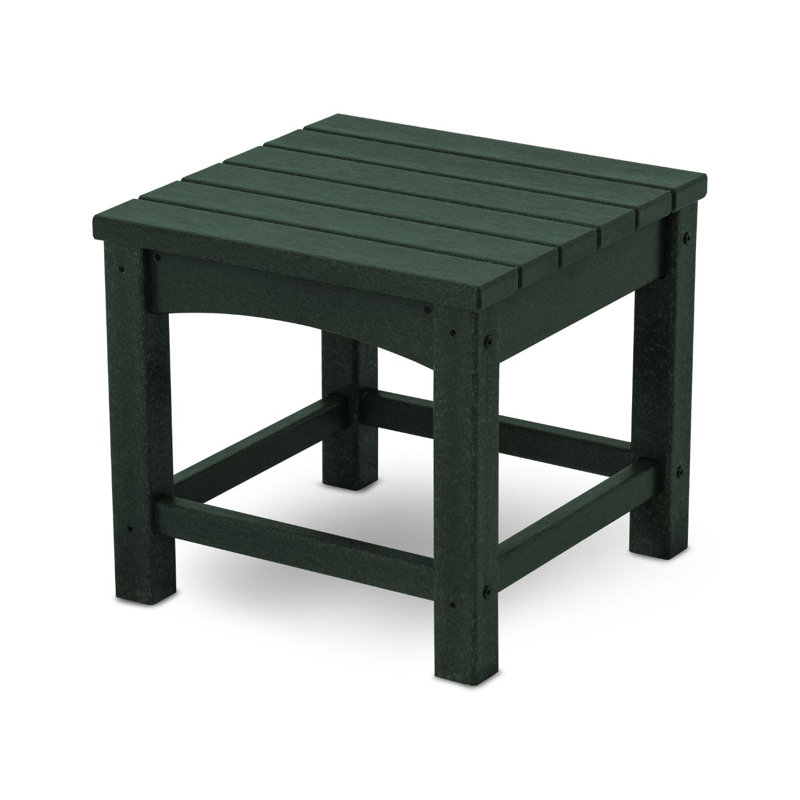 POLYWOOD Club 18" End Table, Green