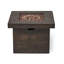 ANCHORAGE 32'' WOOD SQUARE MGO FIRE PIT BROWN - 40,000 BTU-1276630761