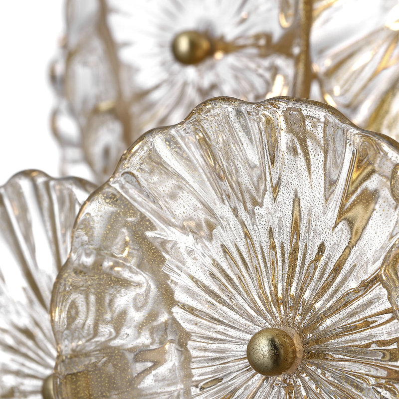 Julie Neill Gianna 24" Chandelie, Gold, Hand-Rubbed Antique Brass