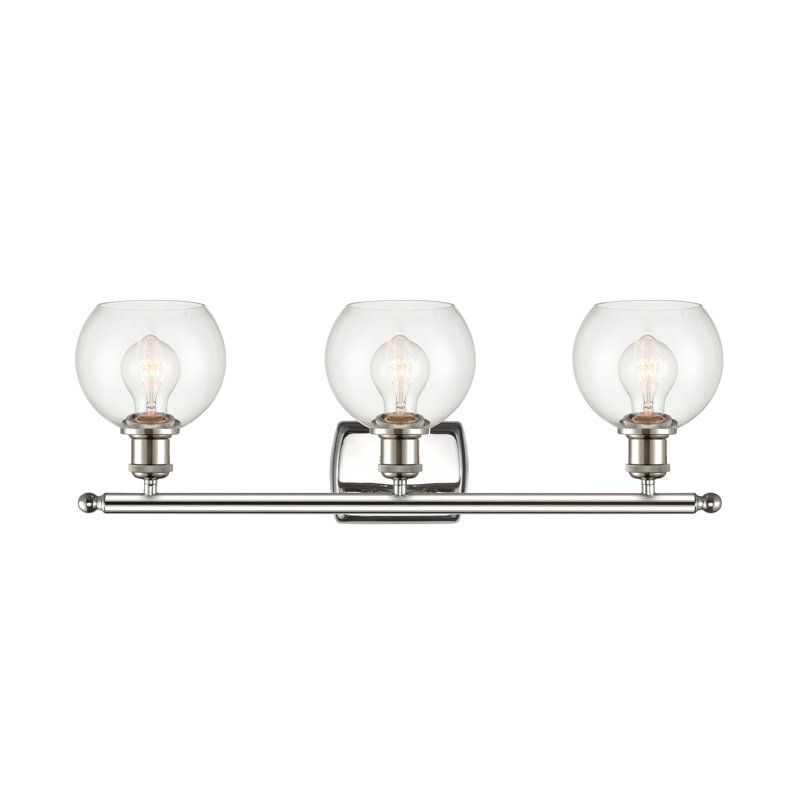 Cindi 3 - Light Vanity Light, LED, Clear, Polished Nickel
