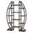 55" Industrial Bookcase with Metal Frame-1333160928