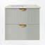 Meuble-lavabo simple mural 24 po avec comptoir en céramique 24 po