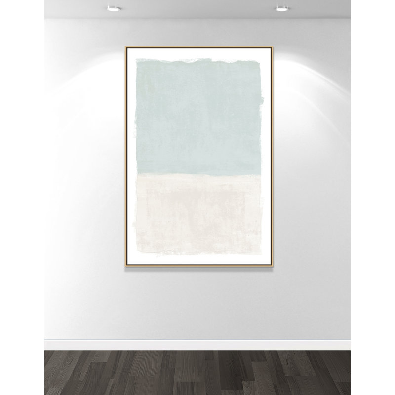 «Ocean Tides I Print» par Natalie Carpentieri, Flotteur naturel, L 41,5 po x H 61,5 po