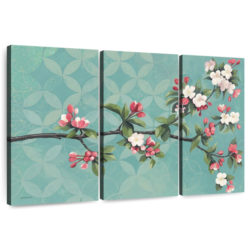 Fleurs de cerisier Harnek III, H 48 po x l 74 po
